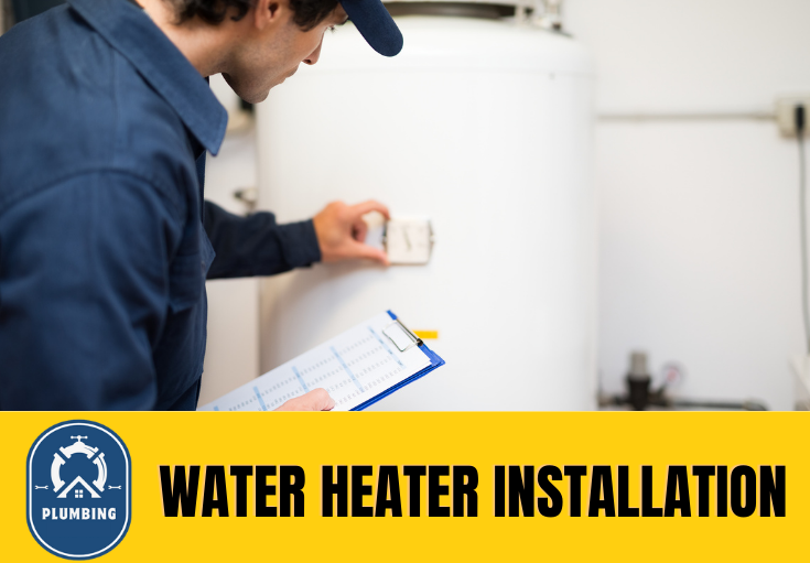 water heater installation Welling